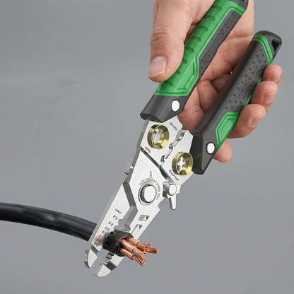 Multifunctional Stainless Steel Wire Stripper 7 In 1 Optical Fiber